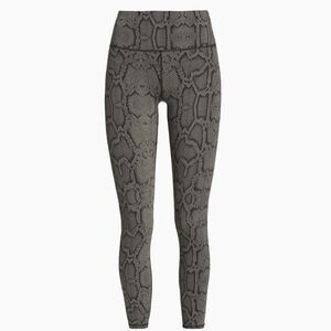 Varley Let's Go High-Rise Leggings Snakeskin Print Pants